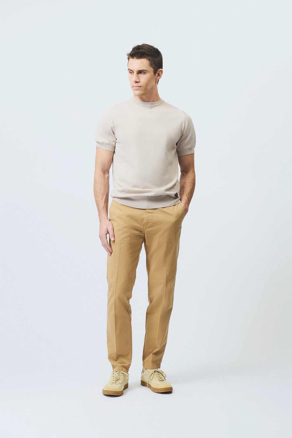 ROY ROGERS: T-SHIRT IN MAGLIA DI COTONE