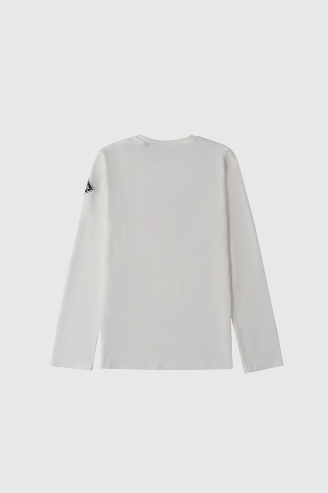 T-SHIRT MANICA LUNGA IN COTONE