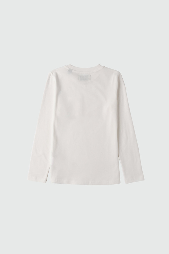 T-SHIRT POCKET MANICA LUNGA IN COTONE