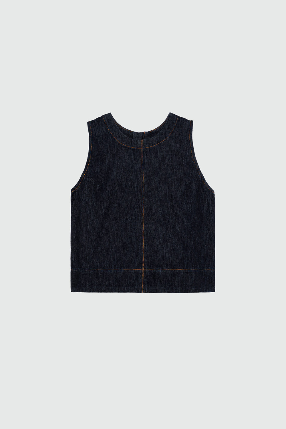 ROY ROGERS: LILI TOP IN LIGHT RINSE DENIM