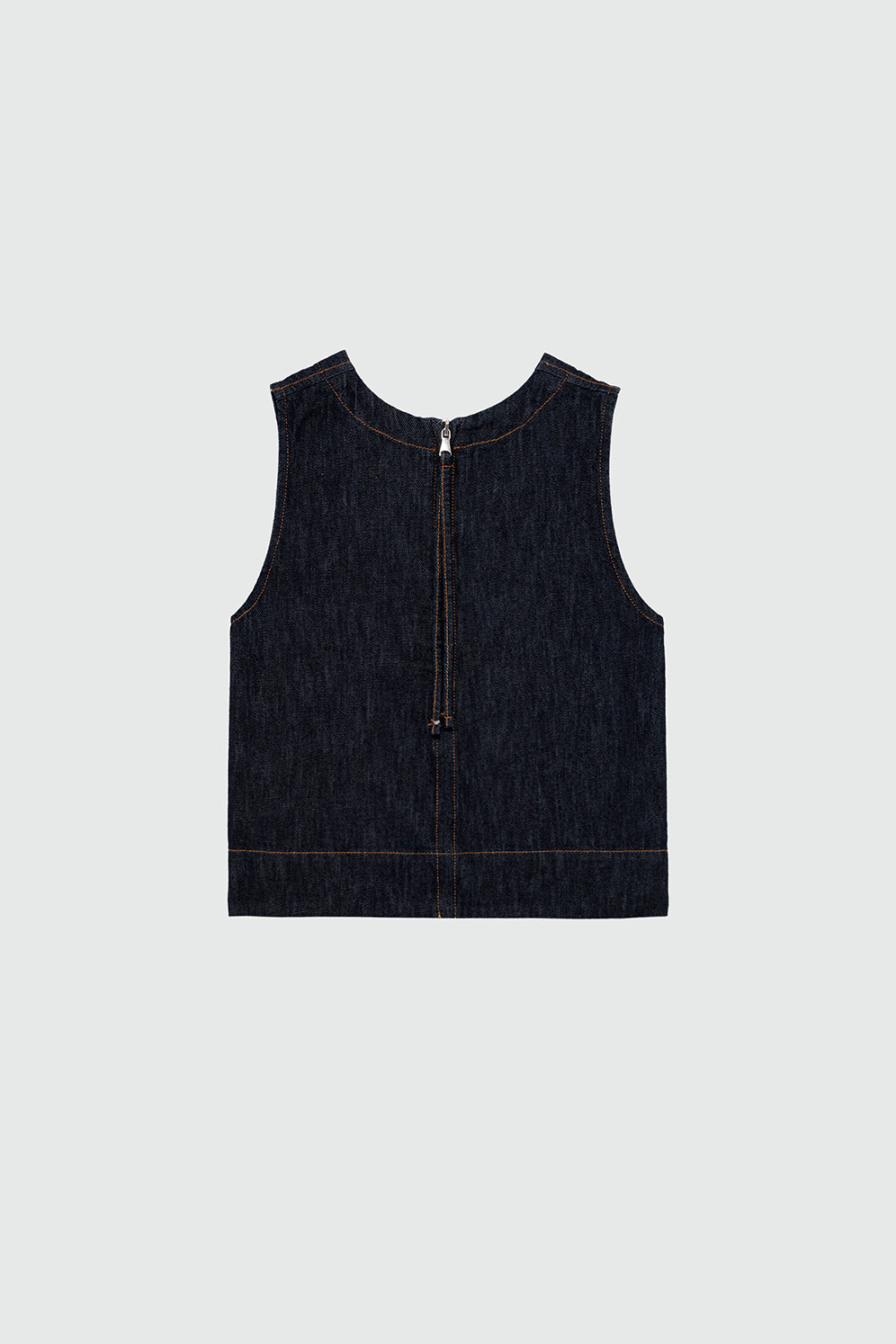 ROY ROGERS: LILI TOP IN LIGHT RINSE DENIM