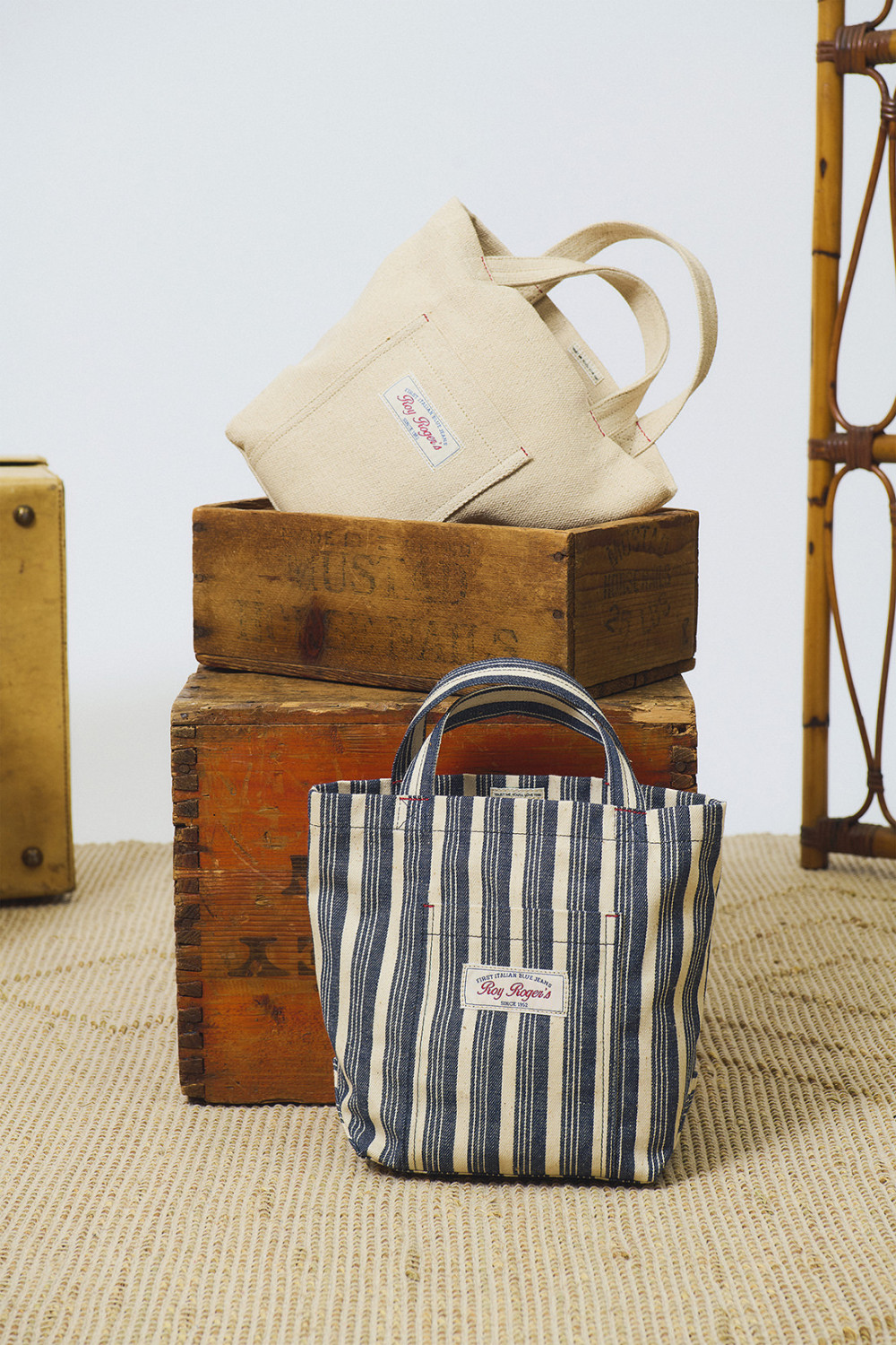 ROY ROGERS: MIGNON TOTE BAG IN CANVAS